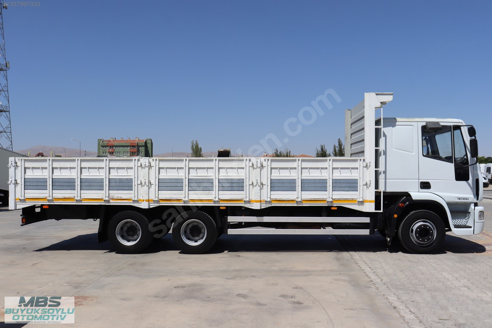 2008 MODEL IVECO EUROCARGO 160E24 AÇIK KASA 10 TEKER KAMYON