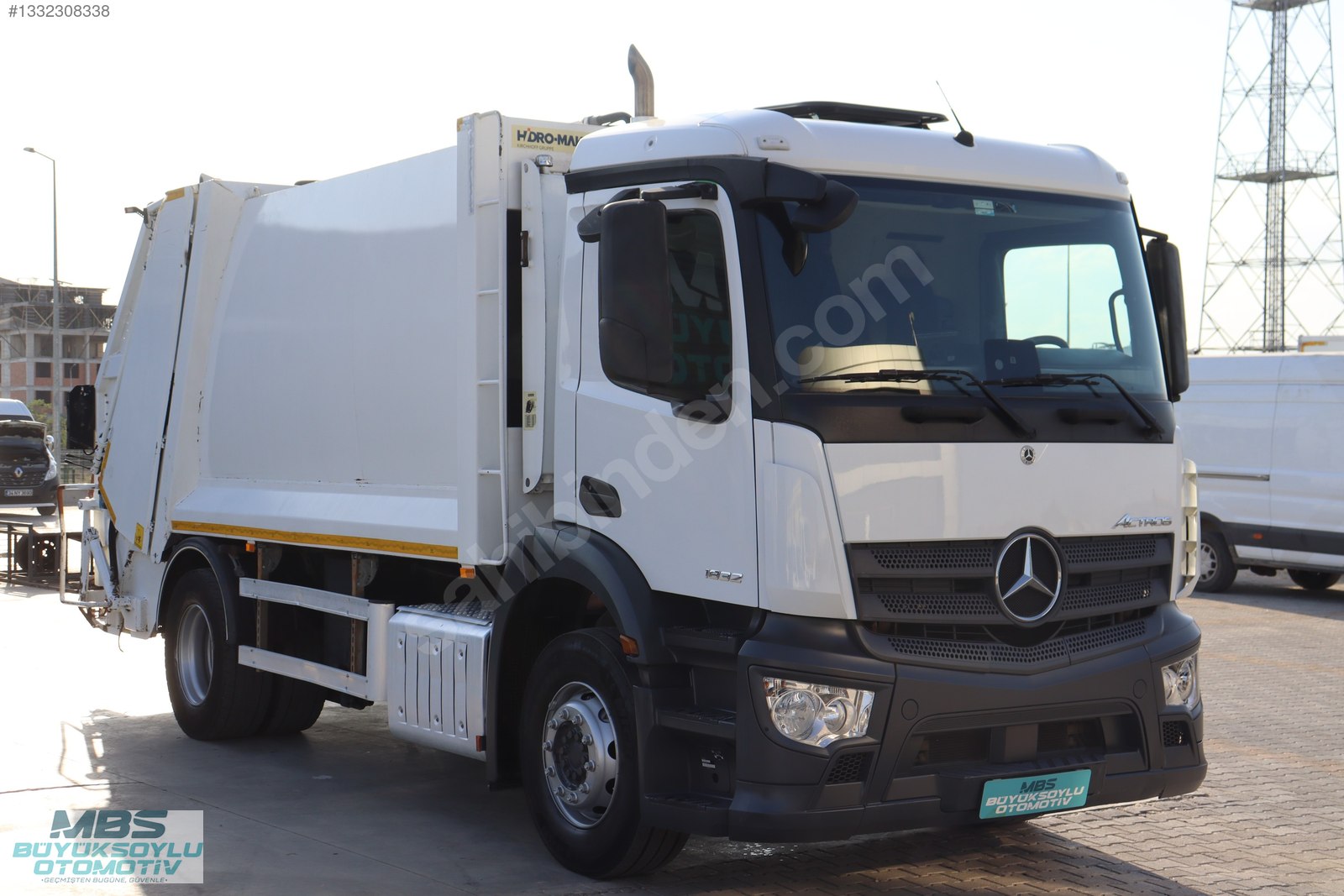 MBS BÜYÜKSOYLUDAN 2021 ACTROS 1832 13+1.5M³ HİDRO-MAK ÇÖP KAMYON