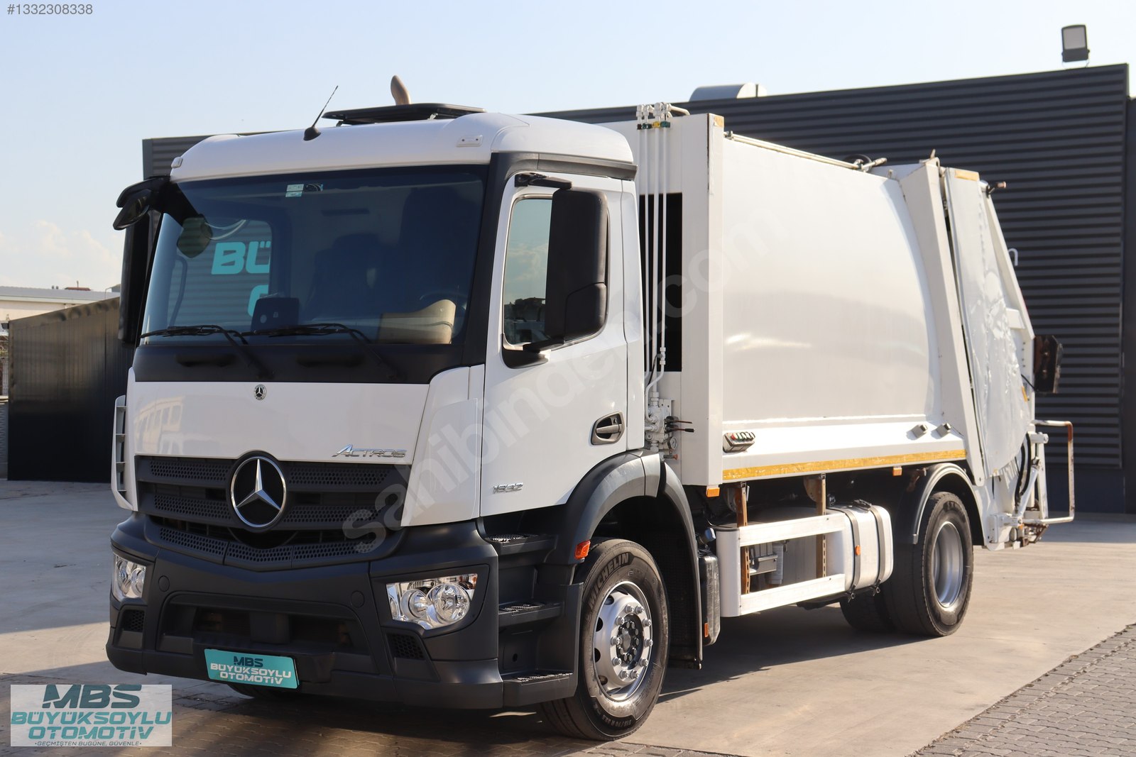 MBS BÜYÜKSOYLUDAN 2021 ACTROS 1832 13+1.5M³ HİDRO-MAK ÇÖP KAMYON