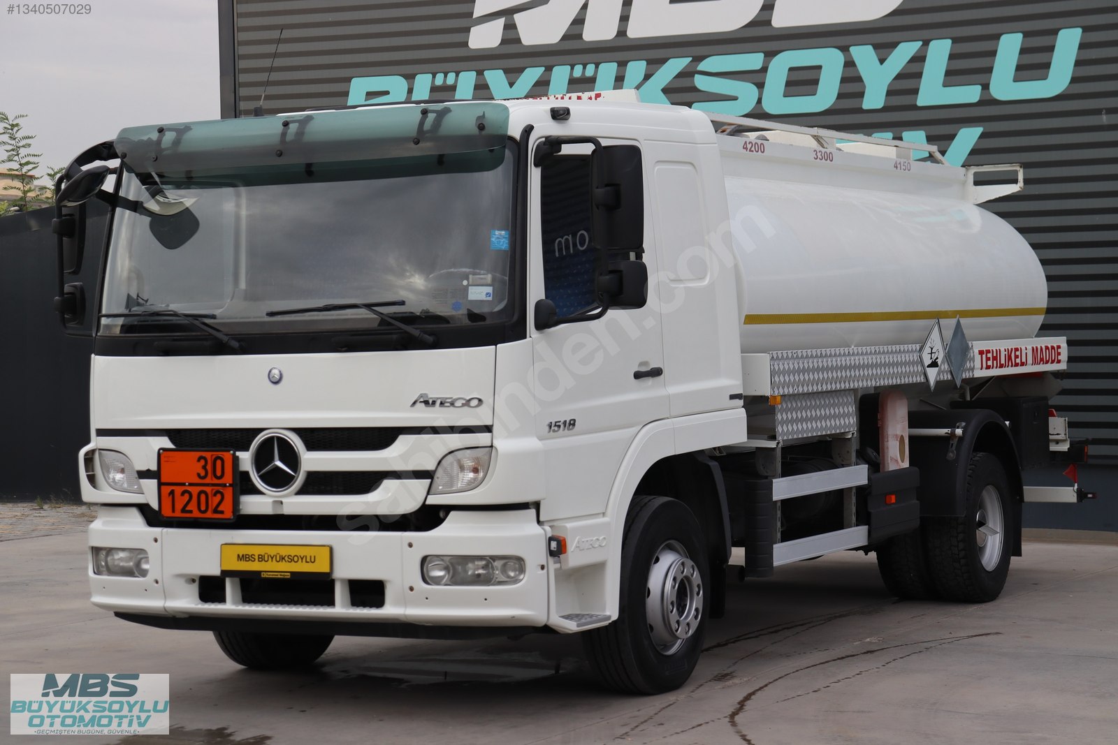 ADR + KABİN KLİMA 2012 MERCEDES ATEGO 1518 AKARYAKIT TANKERİ