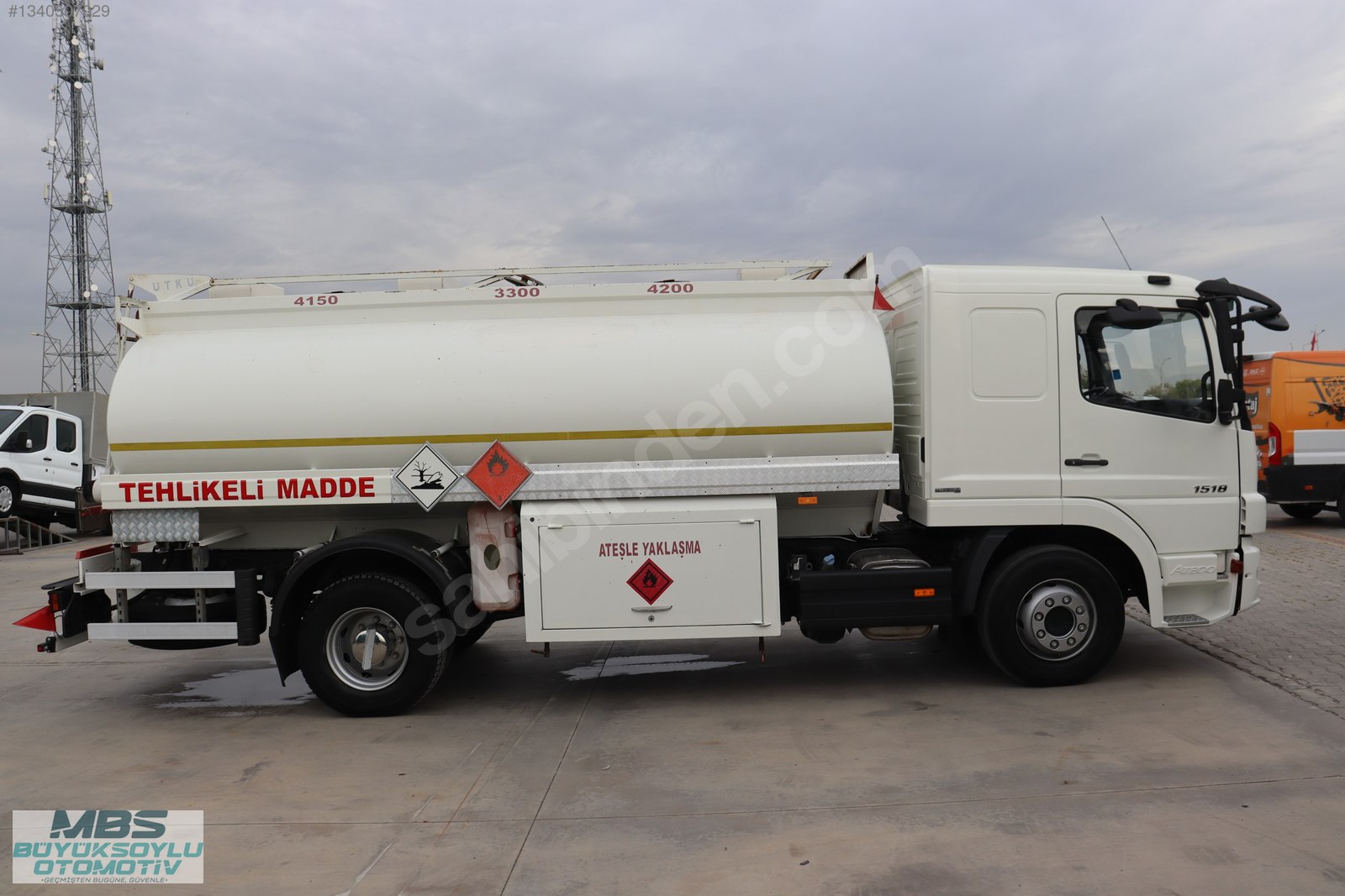 ADR + KABİN KLİMA 2012 MERCEDES ATEGO 1518 AKARYAKIT TANKERİ